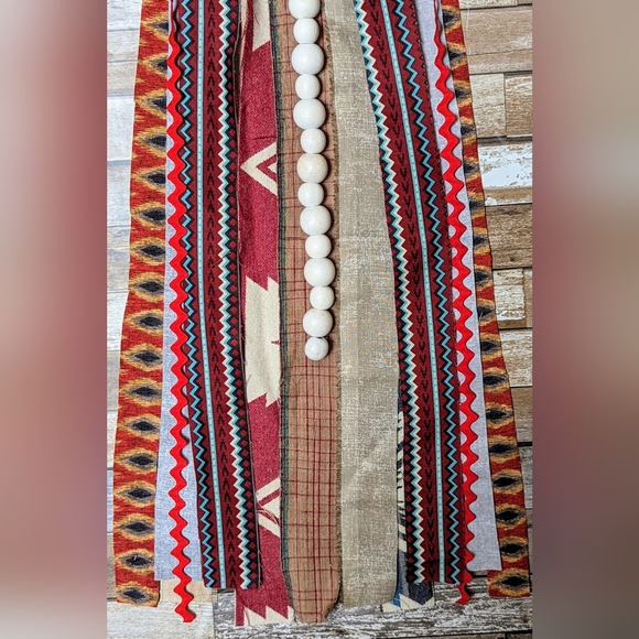 New Handcrafted Shabby Chic Americana Wall Hanging - Picture 6 of 7